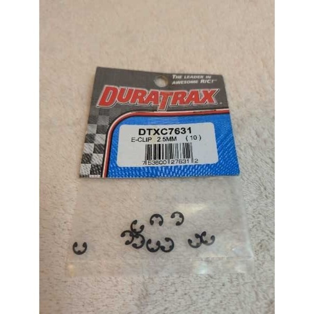 DuraTrax DTXC7631 E-Clip 2.5MM RC Car Parts Hobby Grade New‎